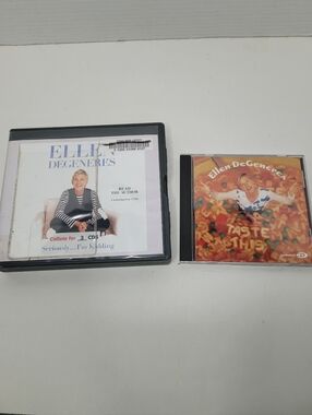 Ellen Degeneres Books On Audio CDs  Lot of Two